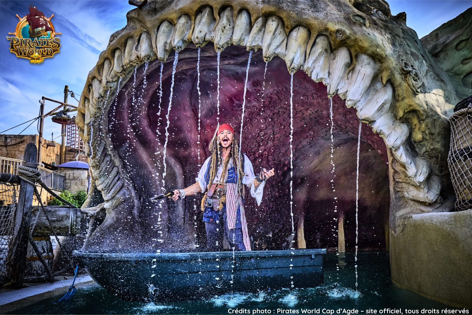 Parc aquatique Pirates World — Camping Les Sables d'Or